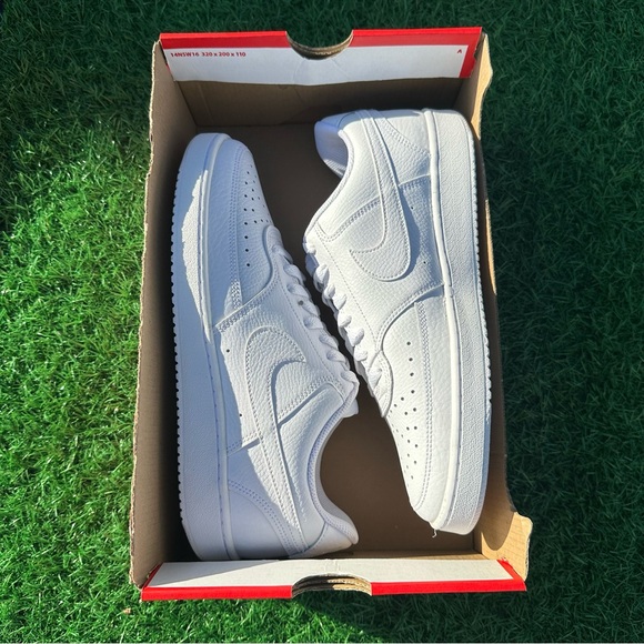 Nike Wmns Court Vision Low Triple White - Picture 12 of 13